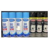 4-19 oz Sprayway glass cleaner & 3-17 oz Weiman