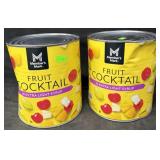 2- 104oz. Cans of Fruit Cocktail (Sep 1, 2028)