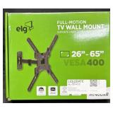ELG Full-Motion TV Wall Mount, 26'-65'