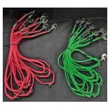 20 Animal leads/leashes. Pink and green