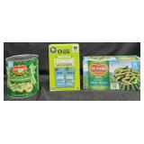 Del Monte cut green beans 101oz. Roasted edamame