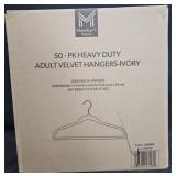 Heavy Duty velvet Clothes hangers 50 count