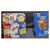 2- Special K pastry crisps 60 per box. Pop Tarts