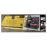 (MSRP: $200) 4 Shelf Industrial Storage Rack, 77'