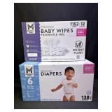 138ct. Box of Premium Size 6 Diapers