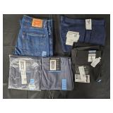 Men's size 32x30 Levi's jeans and Dockers and