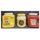 French's yellow mustard 105oz. Duke's mayonnaise