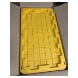 2pk. 40Gal. Plastic Black/Yellow Totes