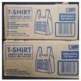 1/6 Barrell T-shirt bags 2000 count