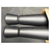 2pk. Acacia Salt & Pepper Grinder Set, Black