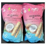 2- 14.1oz. Bags of AVA Organic Coconut Crispy