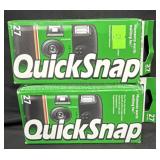 2- QuickSnap 27Exp. Disposable Cameras