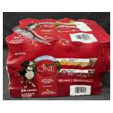 24- 13oz. Cans of Purina One Adult Gravy Dog Food
