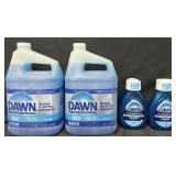 2 gal. Dawn manual pot & pan detergent & 2-16 oz