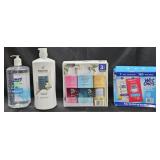 Purell hand sanitizer 33oz. Pantene shampoo 38oz.