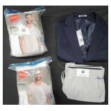 Men's size Large V-neck shorte, blazer and