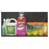 140 oz Simple Green cleaner, 210 fl oz Fabuloso