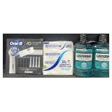 8 Oral-B io brush heads, 4-6.5 oz Sensodyne