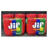 4- 48oz. Jars of JIF Creamy Peanut Butter