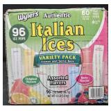 Wyler's Italian Ices ice pops 96 count