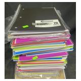 Approx: 41-70 sheet spiral notebooks