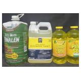 1.8 gal. Pinalen cleaner, 1 gal. Disinfectant &