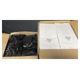 Black T-Shirt Carryout Bags, 11.5' × 6.5' × 22' &