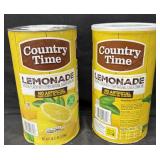 2- 5lb. 2.5oz. Canisters of Country Time Lemonade