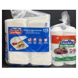 125ct. Bag of Hefty Supreme 3-Compartment Hinged