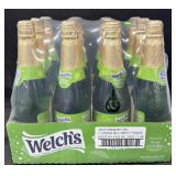 12- 25.4fl.oz. Glass Bottles of Welch's Sparkling