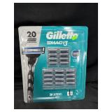 20pk. Gillette Mach 3 Razor Cartridges
