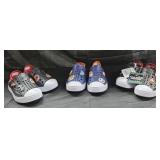 Boy's foamies Skechers size 13 and 12. 3 pair