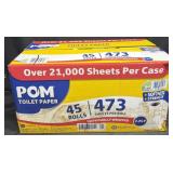 45ct. Box of POM Individually Wrapped Toilet