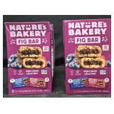 2- Nature's Bakery fig bars 32 count each