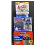 90ct. Box of Hefty 33 Gallon Ultra Strong Trash