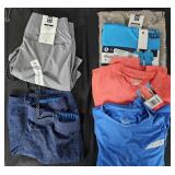 Men's size Small shirts and shorts. Some New w/