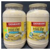 2-5.75lb Zatarain's fish-fry seafood breading mix