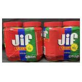 4-48 oz Jiff creamy peanut butter