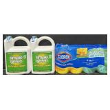 280 oz Simple Green cleaner & 423 Clorox