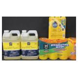 2 gal. Disinfectant, 3-9.7 oz Pledge polish, 312