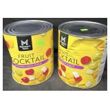 2- 104oz. Cans of Fruit Cocktail (Sep 1, 2028)
