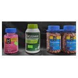 Allergy relief 600 count. Excedrin 300 count.