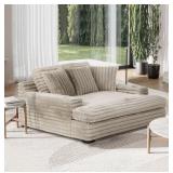 (MSRP: $699) Oversized Cozy Chaise Lounger with