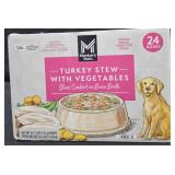 Turkey stew and vegetables dog food 24 boxes