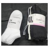 Women's no show socks and crew socks. New