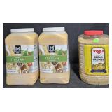 2- Italian dressing 1 gallon each. Vigo bread