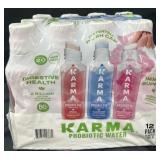 12- 18fl.oz. Bottles of Karma Probiotic Water