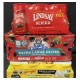 6- 6.5oz. Cans of Lindsay Sliced Olives ()