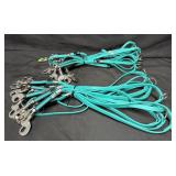 20- Rubbed Dog Leads, 10-Small and 10- Medium