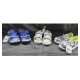 Boy's sandals and shoes. 3 pair sizes 10, 12 and